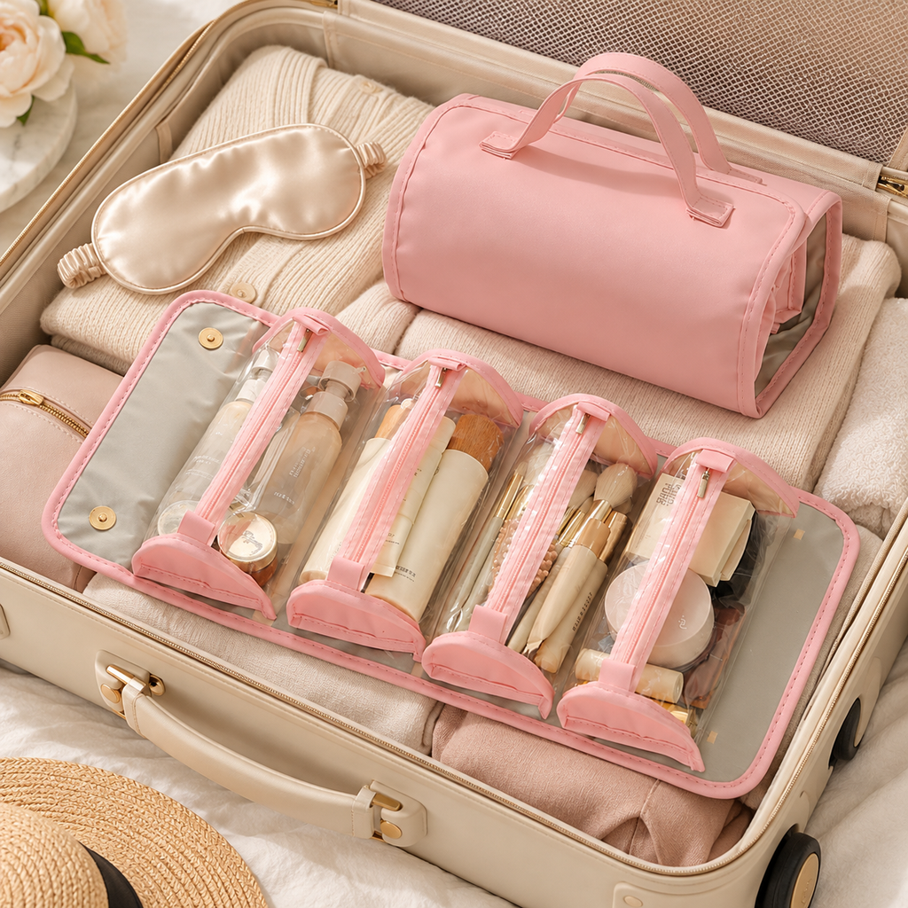 4-in-1 Travel Beauty Organiser