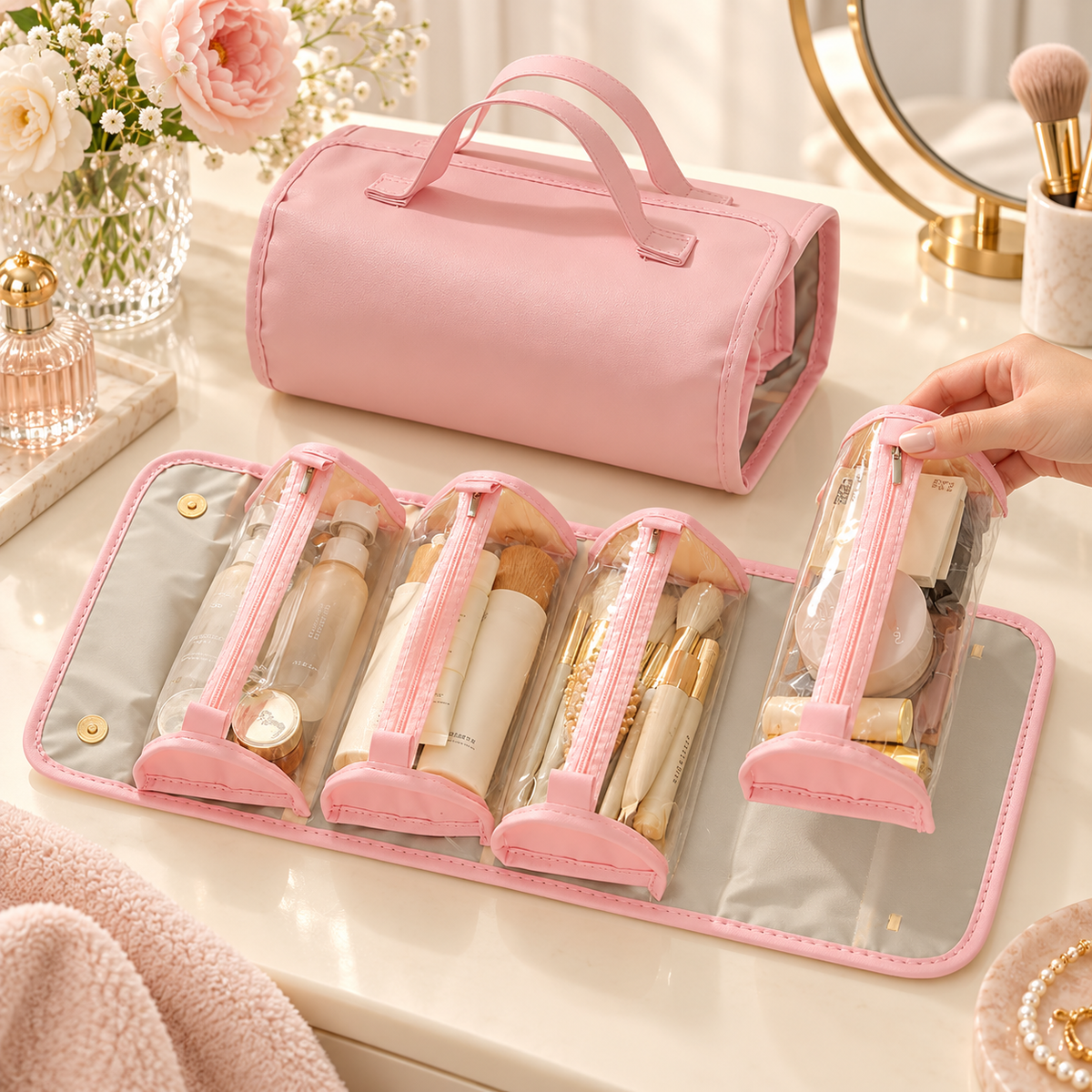 4-in-1 Travel Beauty Organiser