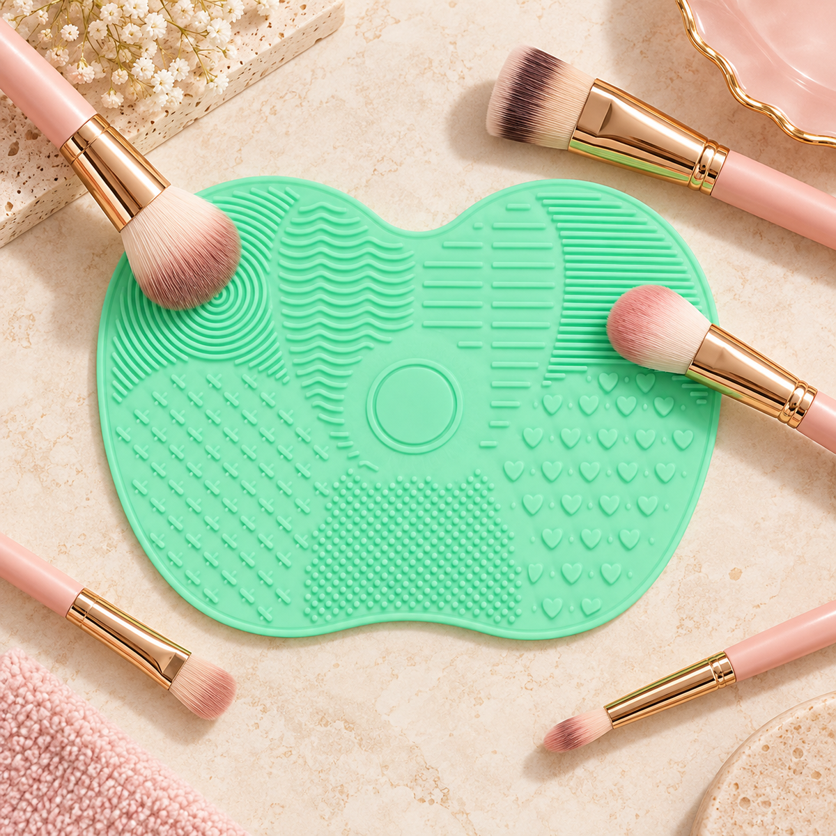 Silicone Makeup Brush Cleaning Mat
