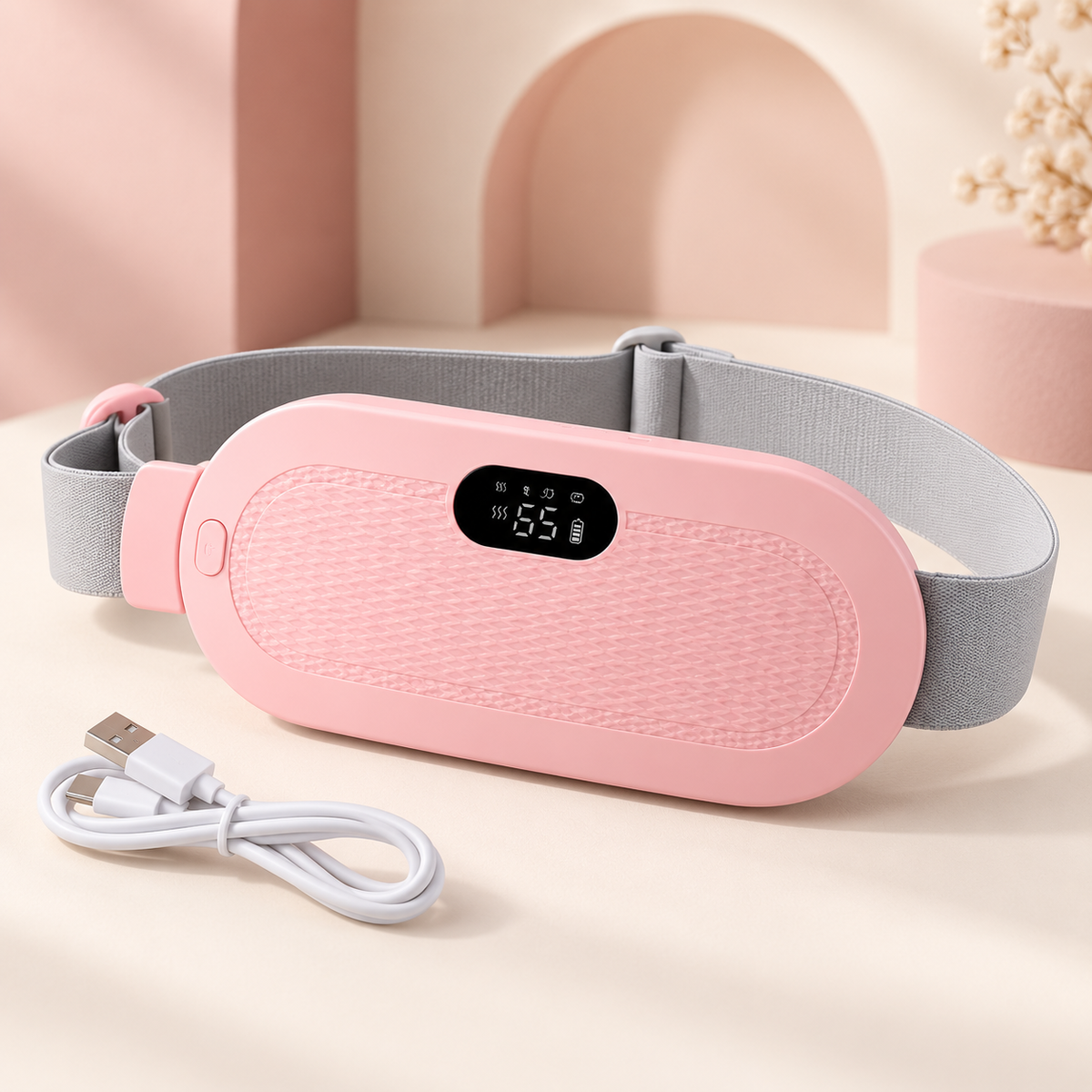Heated Period Comfort Belt with Vibration